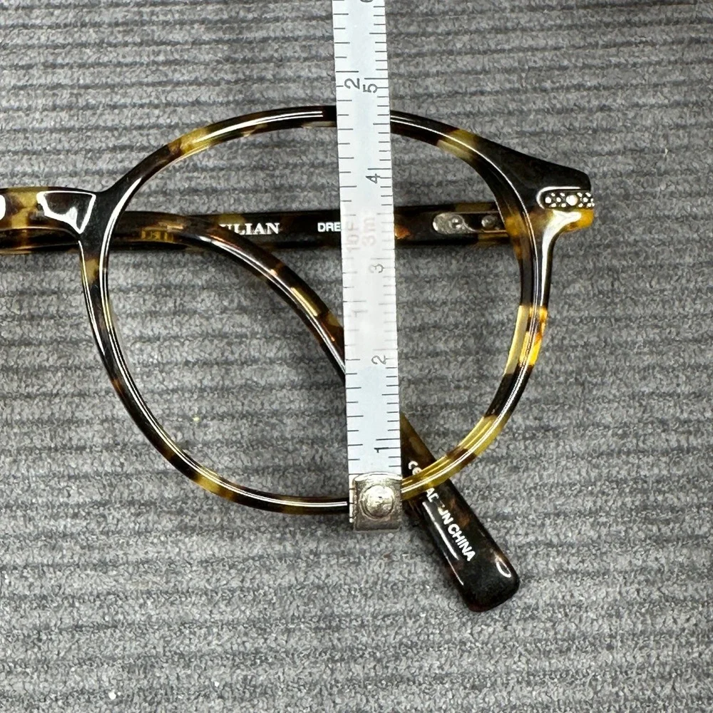 Colours by Alexander Julian Drew Tortoise Round Eyeglass Frames 49-18-140